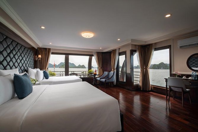 Halong - Lanha Bay 1 Night on the Top Deck With La Pandora Cruises - Dining Experience