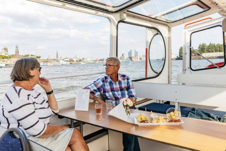 Hamburg: Harbor Cruise With Wine and Cheese - Experience