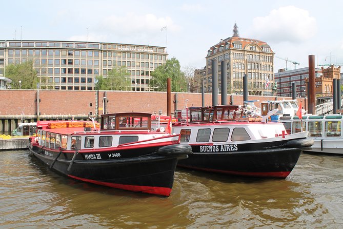 Hamburg Harbor Tour With a Barge - Pontoon Facility in the Inland Port