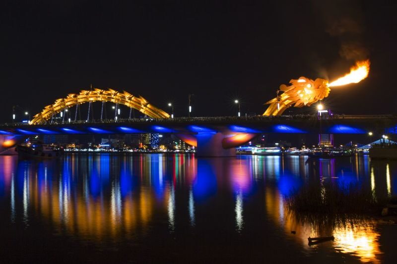 Han River by Night by Phu Quy Cruise in Da Nang - Fruit and water, not a full meal