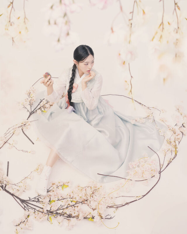 Hanbok Photo Shoot with K-Style Hair & Makeup near Changgyeonggung - A studio session close to Changgyeonggung