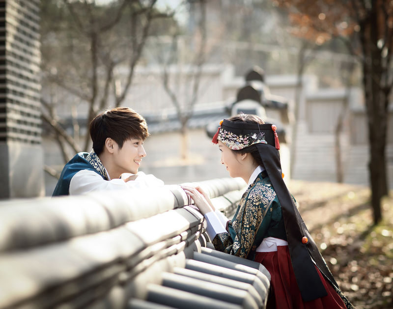 Hanbok Portrait Experience in Seoul by 9 Studio - A studio portrait, not a palace visit