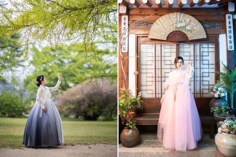 Hanbok Themed Photoshoot with Make-up by Hanbok That Day - Making the timing work