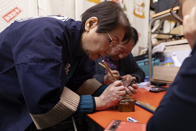 Hand-Carved Stamps Made With Craftsmen in Asakusa, Tokyo - Workshop Location