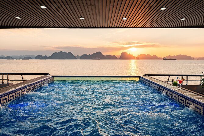 Hanoi: 5-Star Ambrose Luxury Cruise in Ha Long Bay with Jacuzzi - Return and Drop-Off