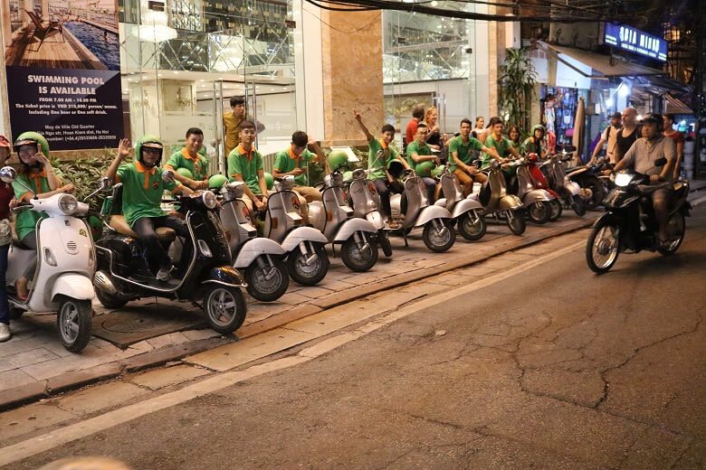 Hanoi After Dark Street Food Tour by Vintage Vespa - Hanoi by Vespa, not by sidewalk