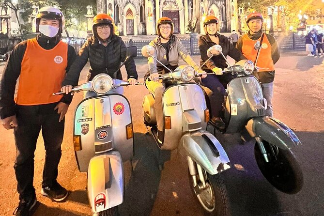 Hanoi After Dark Vespa Food Tour 4 Hrs - Convenient Hotel Pick-up