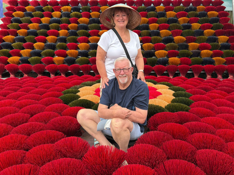 Hanoi City Highlights & Local Village Full-Day Tour - Incense fields first, with a pottery backup