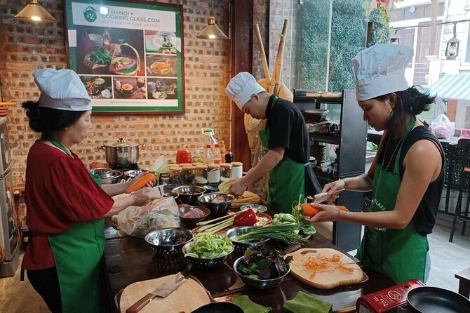 Hanoi Cooking Class: Local Market, Local Food & Local Restaurant. - Common Questions