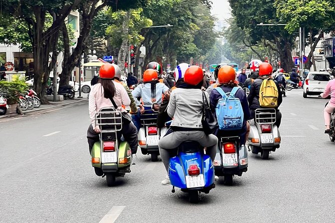 Hanoi Evening Vespa Food Tour 04hrs - Vespa Ride Experience