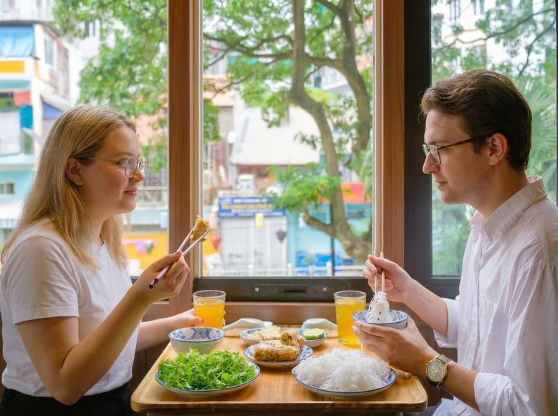 Hanoi Food Tour: Salt Coffee, Tram Museum & Tran Quoc Pagoda - Vintage tram cars make an unusual dining room