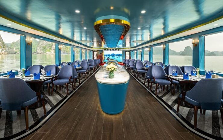 Hanoi: Full-Day Halong Bay, Cave, Island, Swim, & Kayak Tour - Dining and Amenities