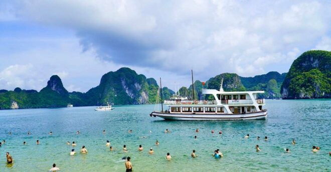 Hanoi: Ha Long Cruise With Kayaking, Caves, and Titov Island - Surprising Cave and Luon Cave Exploration