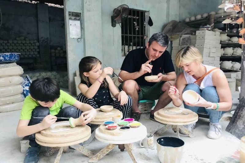 Hanoi Half-Day Jeep Tour to Bat Trang Pottery Village & Workshop - Lunch, with timing tied to your departure