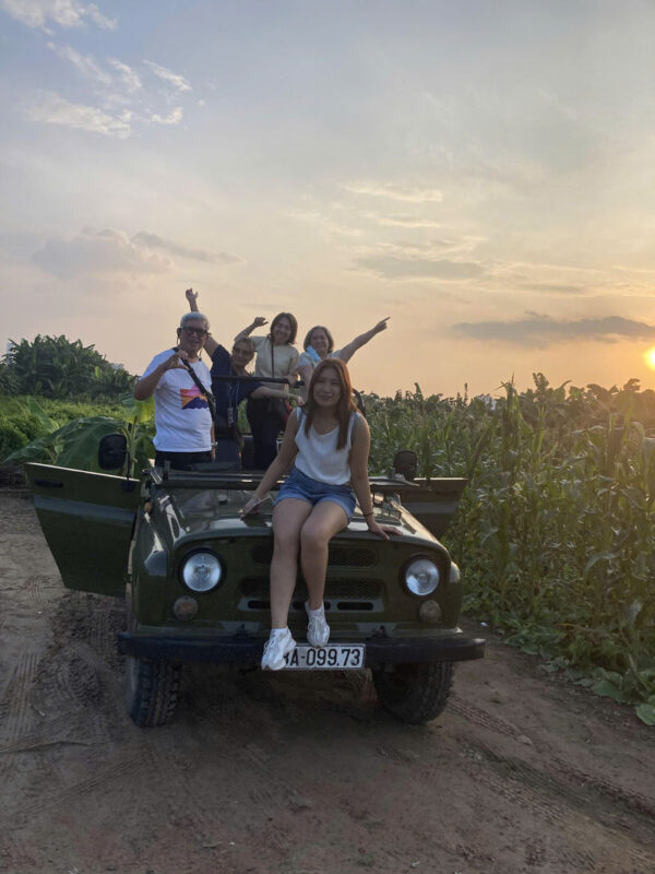Hanoi: Half-Day Jeep Tour with City Highlights & Local Eats - Hanoi’s highlights, seen from the back of a Jeep