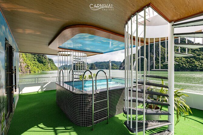 Hanoi : Halong 5 Star Cruise Explore Cave, Kayak, Party & Lunch - Titov Island