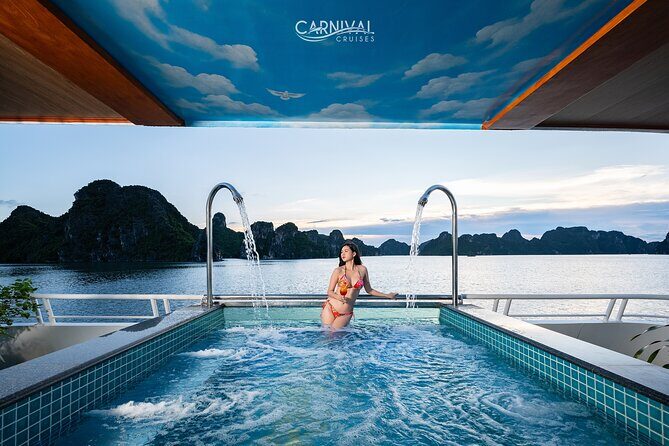 Hanoi : Halong 5 Star Cruise Explore Cave, Kayak, Party & Lunch - Return and Drop-off