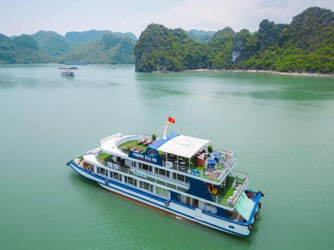 Hanoi: Halong Bay Day Trip With Sunset Party - Inclusions and Amenities
