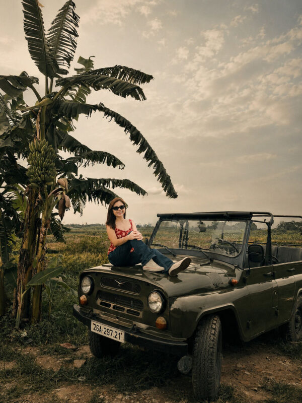 Hanoi Instagram Vintage Jeep Tour with Photographer - A ride out to Banana Island