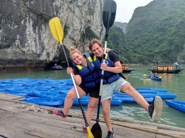 Hanoi: Islands, Caves, Kayak & Halong Dragonfly Boat Cruise - The Sum Up