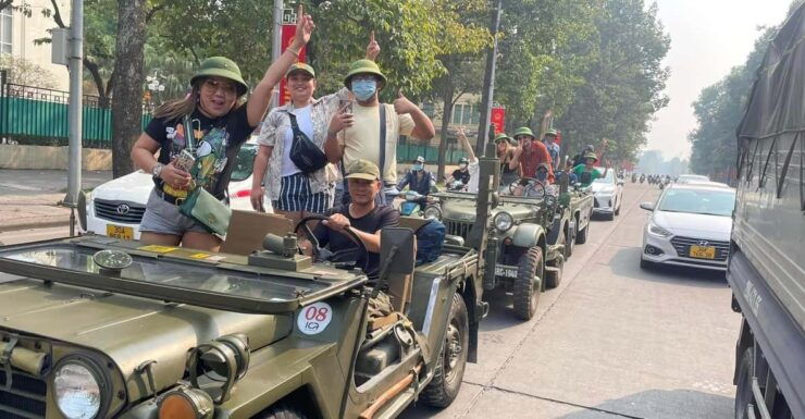 Hanoi Jeep By Night Street Food, Backstreet+ Train Street - Detailed Itinerary