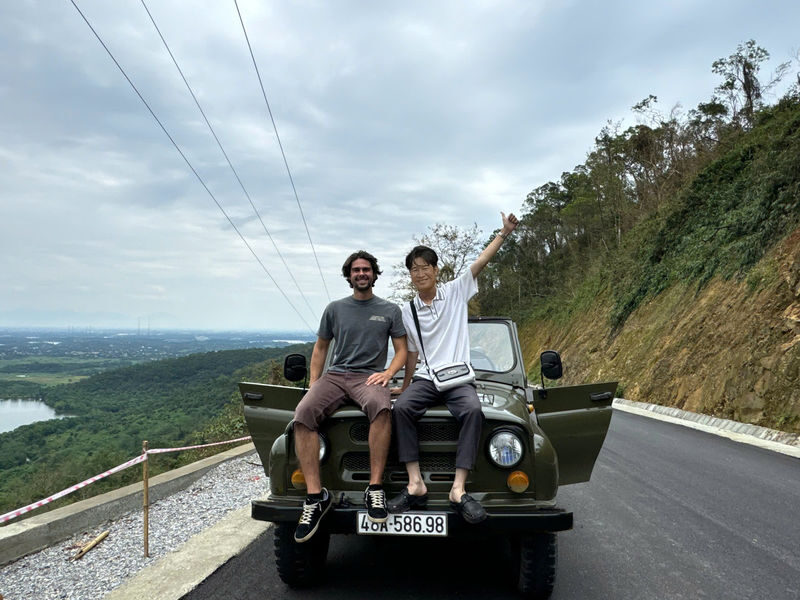 Hanoi Jeep Tour to Ba Vi National Park & Duong Lam Village - Ba Vi’s forest roads, church and temple climb