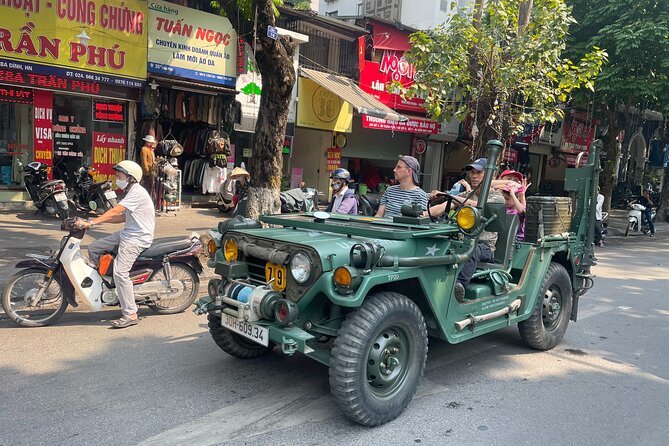Hanoi Jeep Tours Combine City & Countryside Half Day - Efficient Transportation