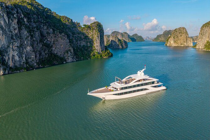 Hanoi: Leona 5-Star Luxury Day Cruise Through Majestic Halong Bay - Hanoi: Leona 5-Star Luxury Day Cruise Through Majestic Halong Bay