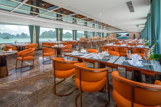 Hanoi: Leona 5-Star Luxury Day Cruise Through Majestic Halong Bay - The Culinary Experience