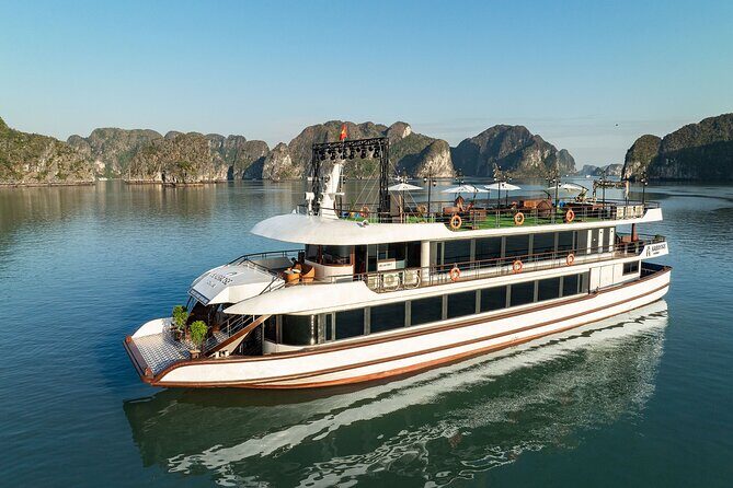 Hanoi: Luxury Ambrose 5-Star Cruise in Halong Bay with Buffet - Hanoi: Luxury Ambrose 5-Star Cruise in Halong Bay with Buffet