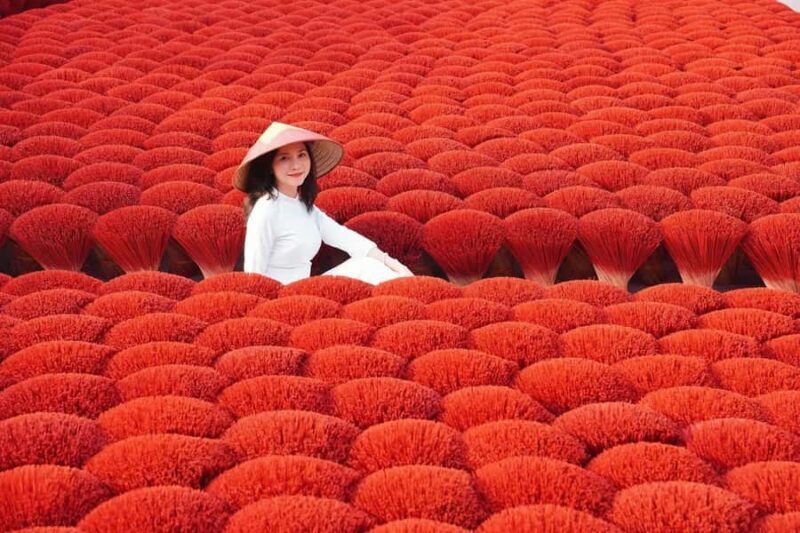 Hanoi Mother-of-Pearl Inlay Village or Hat & Incense Village - Supporting Local Artisans