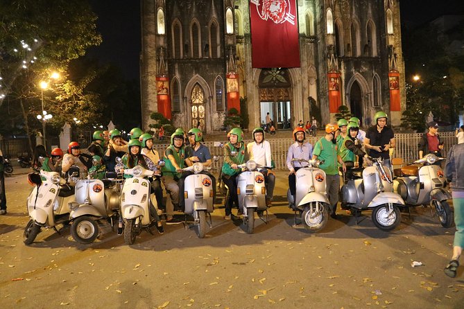 Hanoi Vespa After Dark Vespa Food Tour - Booking Information
