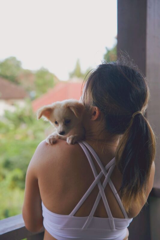 Happy Puppy Yoga Experience in Bali - A gentle class with a four-legged audience