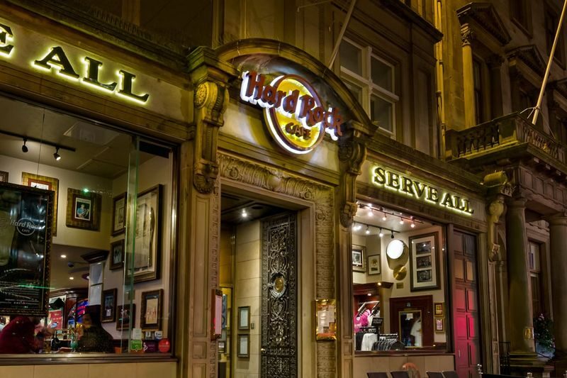 Hard Rock Cafe Edinburgh Dining Experience - On George Street, close to Princes Street