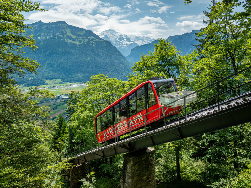 Harder Kulm - Top of Interlaken Funicular Ticket - A restaurant stop or a trail from the top