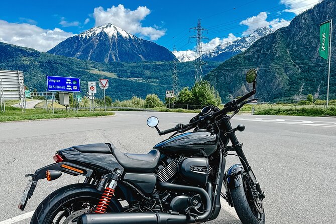 Harley Davidson Street Rod Motorcycle Rent in Geneva Switzerland - Meeting and Pickup