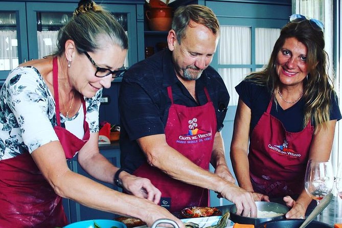 Have a Cooking Lesson With a Local Chef at the Base of Mt. Vesuvius Vineyard - Enjoy Panoramic Mt. Vesuvius Views