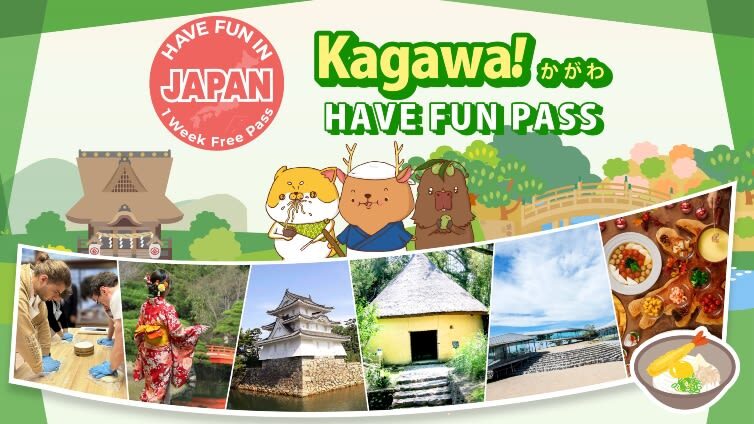 Have Fun in Kagawa Pass - A flexible pass, not a fixed Takamatsu tour