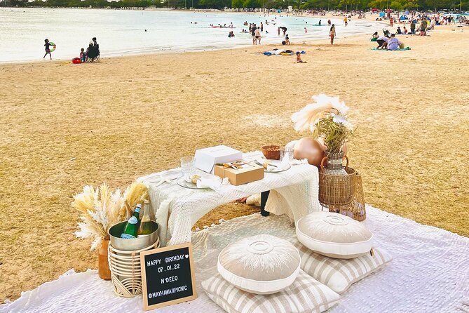 Hawaii Beach Picnic Date - Booking Process Steps