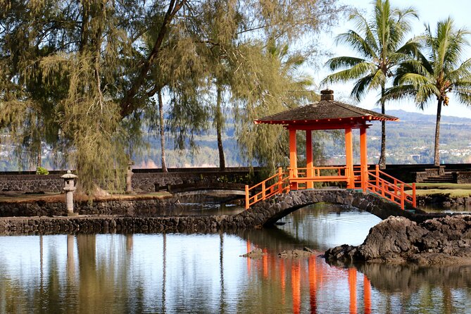 Hawaii Volcanoes Park, Lava Tube, Falls With Hilo Port Pickup  - Big Island of Hawaii - Visiting Rainbow Falls in Hilo