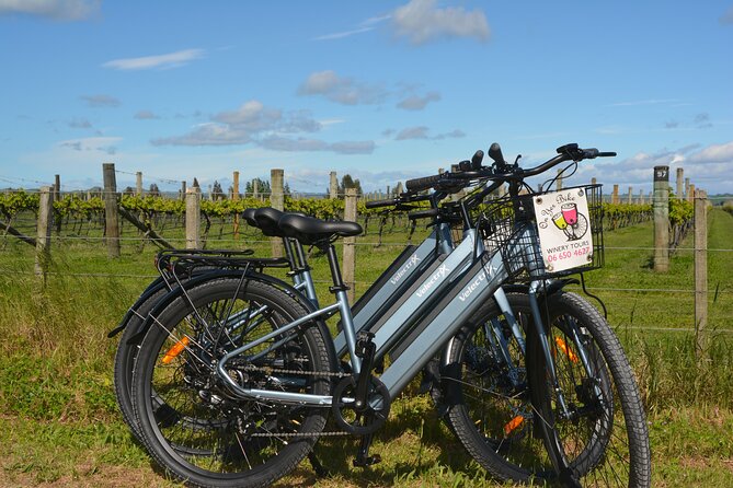 Hawkes Bay Wineries Electric Self-Guided Bike Tour - Start and End Time