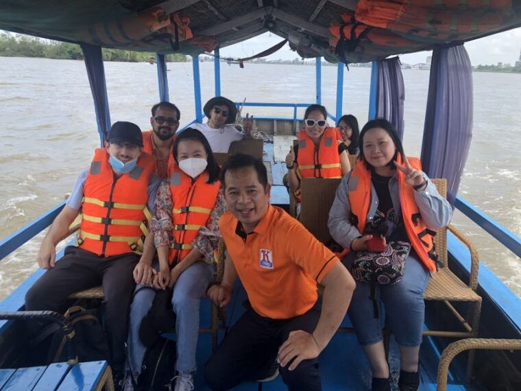 HCM:Mekong Delta 4 Islands Boat Tuk Tuk Try KhotCake Cooking - Transportation and Group Size