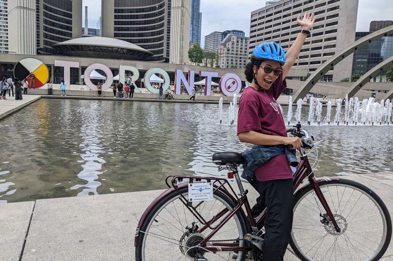 Heart of Downtown Half-Day Bike Tour in Toronto - The stories are part of the ride