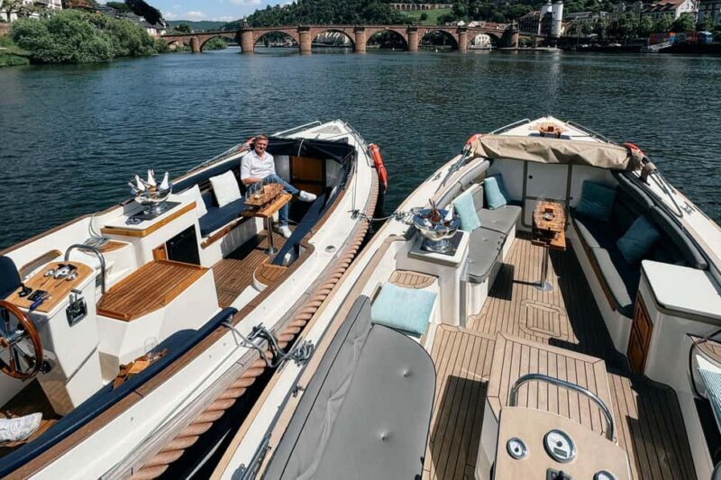 Heidelberg: Private boat trip with captain, 1.5 hours, up to 12 guests, from 40 per person. - Good To Know