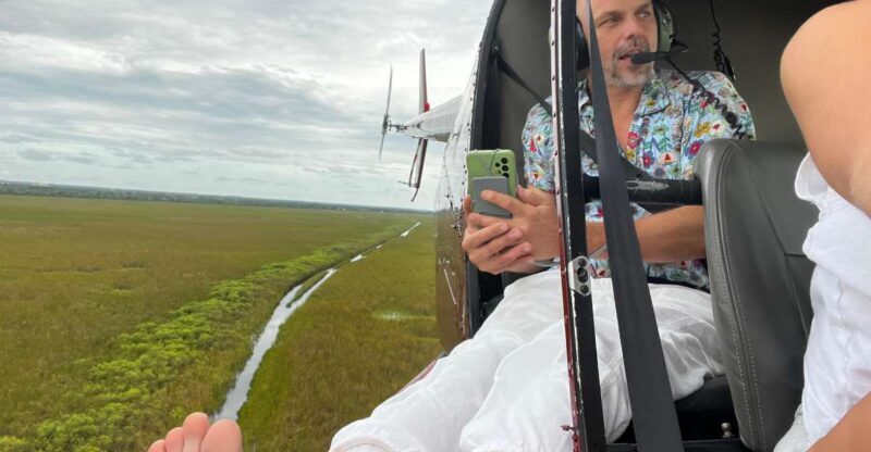 Helicopter: Everglades, Hard Rock Guitar & Beaches - Wildlife and Shoreline Views