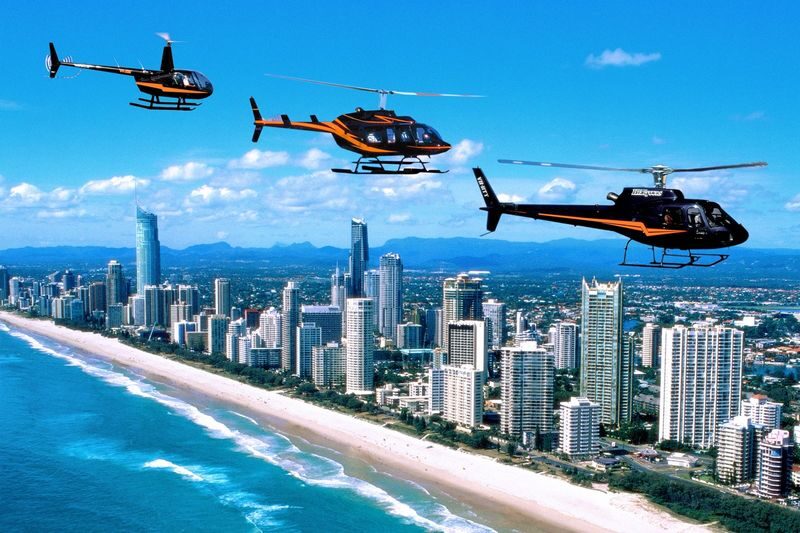 Helicopter Flight and Ultimate Jetboat Ride Combo - Two Gold Coast views in one outing