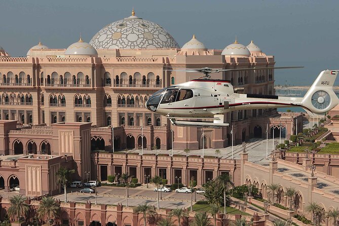 Helicopter Tour Abu Dhabi Fly Over Abu Dhabi's Famous Landmarks - Common Questions