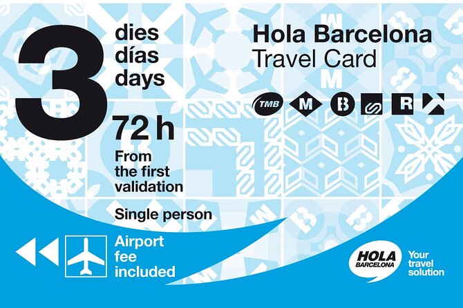 Hello Barcelona Travel Card - Booking and Flexibility