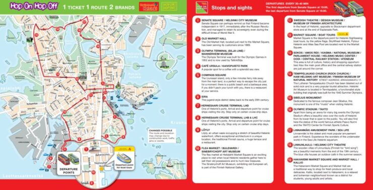 Helsinki City Sightseeing Hop-On Hop-Off Bus Ticket - Tour Highlights
