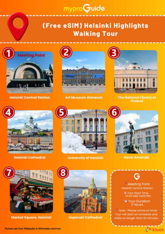 Helsinki Half-Day Highlights Walking Tour - A walk from civic square to harbor